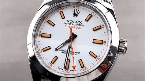 fake rolex milgauss review|rolex milgauss white dial review.